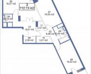 3-комнатная квартира площадью 112.13 кв.м, Кудрявцева, IV | цена 11 806 292 руб. | www.metrprice.ru