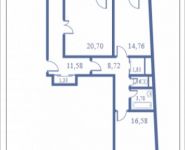 3-комнатная квартира площадью 105 кв.м, Кудрявцева, 12 | цена 10 710 000 руб. | www.metrprice.ru