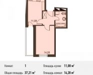1-комнатная квартира площадью 0 кв.м, Вельяминовская ул. | цена 3 190 425 руб. | www.metrprice.ru