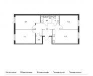 3-комнатная квартира площадью 98.1 кв.м, Академика Павлова ул, 32 | цена 19 384 560 руб. | www.metrprice.ru