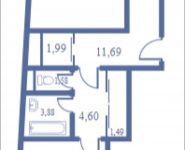 2-комнатная квартира площадью 83.3 кв.м, Кудрявцева, 12 | цена 10 132 045 руб. | www.metrprice.ru