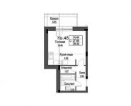 2-комнатная квартира площадью 59.2 кв.м, Киевское шоссе 23-й км, 5к1 | цена 8 962 880 руб. | www.metrprice.ru