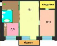 2-комнатная квартира площадью 44.5 кв.м, улица Ферсмана, 7 | цена 8 900 000 руб. | www.metrprice.ru