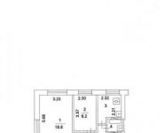 2-комнатная квартира площадью 42 кв.м, Кантемировская ул., 27 | цена 5 600 000 руб. | www.metrprice.ru