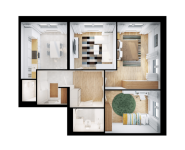 3-комнатная квартира площадью 72.2 кв.м, Ясеневая ул, 12к2 | цена 13 364 220 руб. | www.metrprice.ru