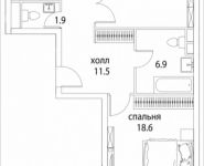 2-комнатная квартира площадью 78 кв.м, Золоторожский Вал, 11, стр. 9, корп.2 | цена 22 737 000 руб. | www.metrprice.ru