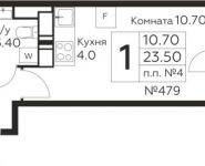 1-комнатная квартира площадью 23.5 кв.м, Косинское шоссе, д.1 | цена 2 073 875 руб. | www.metrprice.ru