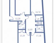 4-комнатная квартира площадью 131.7 кв.м, Кудрявцева, 14 | цена 12 379 800 руб. | www.metrprice.ru