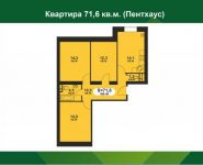 3-комнатная квартира площадью 71 кв.м, Мечта бул., 10 | цена 4 630 000 руб. | www.metrprice.ru