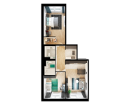 2-комнатная квартира площадью 72 кв.м, жилой комплекс Мякинино Парк, | цена 10 569 600 руб. | www.metrprice.ru