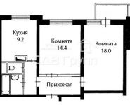 2-комнатная квартира площадью 54 кв.м, Паустовского ул., 8К3 | цена 9 300 000 руб. | www.metrprice.ru