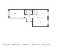 2-комнатная квартира площадью 64.5 кв.м, Ясеневая ул, 12к1 | цена 11 809 950 руб. | www.metrprice.ru