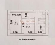 2-комнатная квартира площадью 50.6 кв.м, Кожуховская 5-я ул., 8 | цена 9 500 000 руб. | www.metrprice.ru