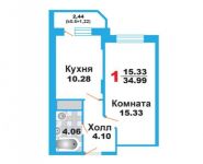 1-комнатная квартира площадью 0 кв.м, Рупасовский 2-й пер., 3 | цена 3 300 000 руб. | www.metrprice.ru