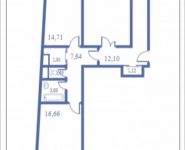 3-комнатная квартира площадью 102.9 кв.м, Кудрявцева, 14 | цена 10 804 500 руб. | www.metrprice.ru