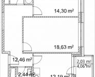 2-комнатная квартира площадью 64.94 кв.м, Лазоревый пр., 3 | цена 15 206 285 руб. | www.metrprice.ru