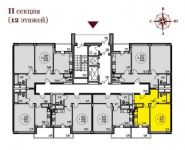 1-комнатная квартира площадью 40 кв.м, Бородинский бульвар, 5 | цена 3 030 000 руб. | www.metrprice.ru