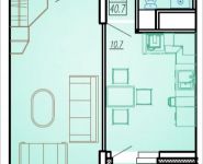 1-комнатная квартира площадью 40.7 кв.м, Ак. Каргина, 23, корп.2 | цена 3 581 600 руб. | www.metrprice.ru