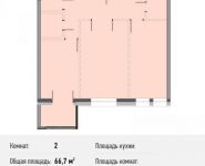2-комнатная квартира площадью 66.7 кв.м, Береговой пр., ВЛ5 | цена 14 607 300 руб. | www.metrprice.ru