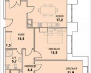 3-комнатная квартира площадью 118 кв.м, Верхняя, 34, корп.1 | цена 39 835 751 руб. | www.metrprice.ru
