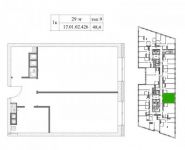 1-комнатная квартира площадью 48 кв.м, Шеногина ул., 1 | цена 16 126 396 руб. | www.metrprice.ru