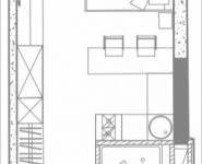 1-комнатная квартира площадью 26.7 кв.м, 1-я улица Леонова, 1 | цена 4 247 863 руб. | www.metrprice.ru