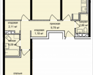 3-комнатная квартира площадью 79.37 кв.м, Октябрьская, к5 | цена 5 973 020 руб. | www.metrprice.ru
