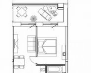 2-комнатная квартира площадью 42.3 кв.м в Лофт-проект "Kleinhouse",  | цена 12 967 113 руб. | www.metrprice.ru