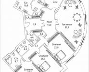 5-комнатная квартира площадью 260 кв.м, Погодинская улица, 2/3 стр 1,2,3,4, корп.1 | цена 179 712 400 руб. | www.metrprice.ru