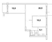 3-комнатная квартира площадью 62.1 кв.м, Инессы Арманд ул., 4К1 | цена 9 000 000 руб. | www.metrprice.ru