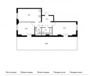 2-комнатная квартира площадью 93.1 кв.м, Академика Павлова ул, 34 | цена 21 124 390 руб. | www.metrprice.ru