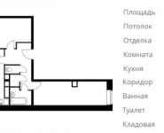 2-комнатная квартира площадью 57.8 кв.м, Лопатино д, 7 | цена 6 700 000 руб. | www.metrprice.ru