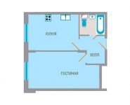 1-комнатная квартира площадью 39.1 кв.м, Северная улица, 10 | цена 2 658 800 руб. | www.metrprice.ru