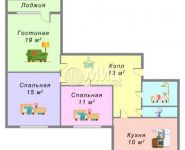 3-комнатная квартира площадью 75 кв.м, Батайский пр., 19 | цена 8 999 000 руб. | www.metrprice.ru