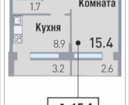 1-комнатная квартира площадью 41.2 кв.м, Саморы Машела, 5 | цена 5 673 240 руб. | www.metrprice.ru