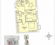 2-комнатная квартира площадью 60 кв.м, Ореховый бульвар, влд.24 к2 | цена 9 195 750 руб. | www.metrprice.ru