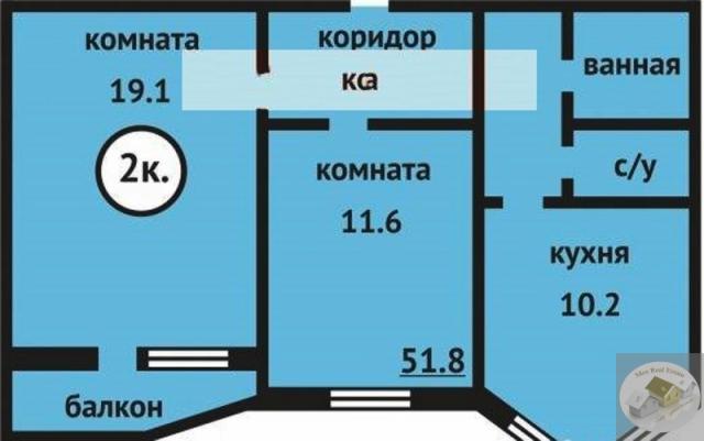 Продам двухкомнатную (2-комн.) квартиру, ботаническая ул, д..