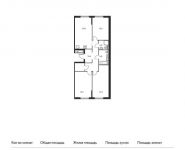 3-комнатная квартира площадью 90.6 кв.м, Красноказарменная ул, 14Ак4 | цена 20 158 500 руб. | www.metrprice.ru