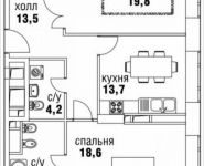 2-комнатная квартира площадью 83 кв.м, улица Николая Химушина, 9к2 | цена 33 330 000 руб. | www.metrprice.ru
