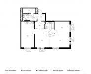 3-комнатная квартира площадью 92.2 кв.м, | цена 11 958 340 руб. | www.metrprice.ru