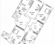 4-комнатная квартира площадью 209 кв.м, Погодинская улица, 2/3 стр 1,2,3,4, корп.1 | цена 122 650 125 руб. | www.metrprice.ru