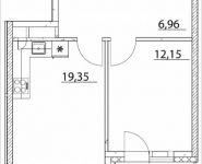 2-комнатная квартира площадью 45.18 кв.м, Лазоревый пр., 3 | цена 8 792 841 руб. | www.metrprice.ru