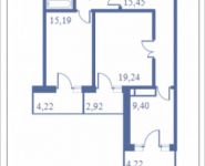 2-комнатная квартира площадью 86.9 кв.м, Кудрявцева, 15 | цена 9 540 994 руб. | www.metrprice.ru
