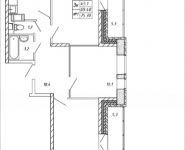 3-комнатная квартира площадью 75.7 кв.м, Дружбы, 42 | цена 6 158 195 руб. | www.metrprice.ru