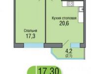 3-комнатная квартира площадью 66 кв.м, Азовская ул., 22 | цена 1 000 000 руб. | www.metrprice.ru