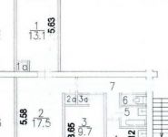 3-комнатная квартира площадью 57 кв.м, Лодочная ул., 39С1 | цена 7 300 000 руб. | www.metrprice.ru