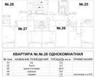 1-комнатная квартира площадью 39.3 кв.м, Кленовая ул., 2 | цена 5 900 000 руб. | www.metrprice.ru