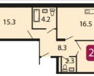 2-комнатная квартира площадью 64.3 кв.м,  | цена 6 000 000 руб. | www.metrprice.ru