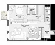 2-комнатная квартира площадью 39.2 кв.м, Ильменский проезд, 17к3 | цена 8 365 280 руб. | www.metrprice.ru