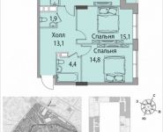 2-комнатная квартира площадью 75 кв.м, Золоторожский Вал, 11, стр. 9, корп.7 | цена 15 238 800 руб. | www.metrprice.ru